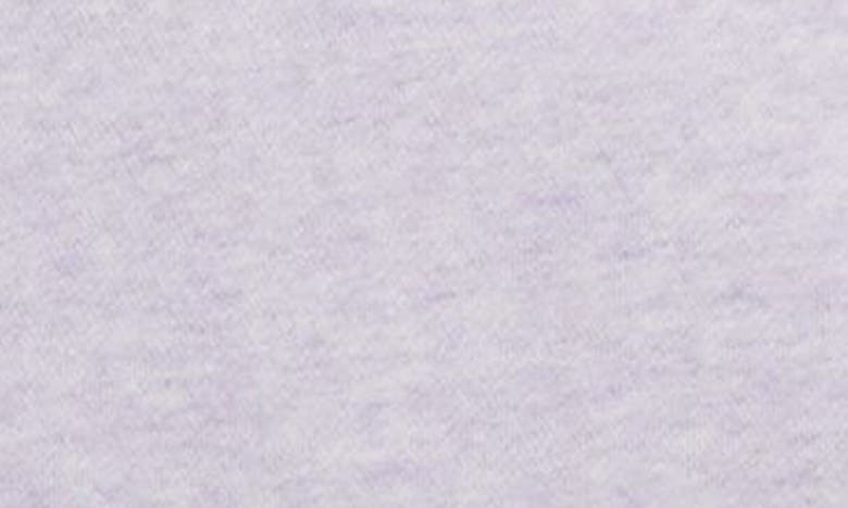 Shop Nike Sportswear Club Fleece Crewneck Sweatshirt In Oxygen Purple/ Heather/ White