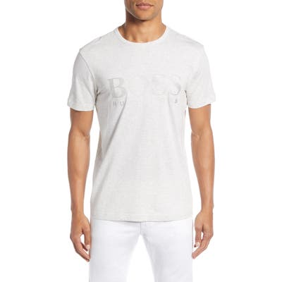 Boss Tee1 Logo T-Shirt, Grey
