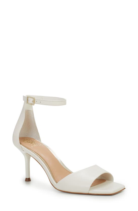 Shop Vince Camuto Febe Ankle Strap Sandal In Creamy White