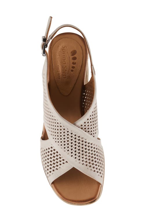 Spring Step Luanca Slingback Sandal In Stone