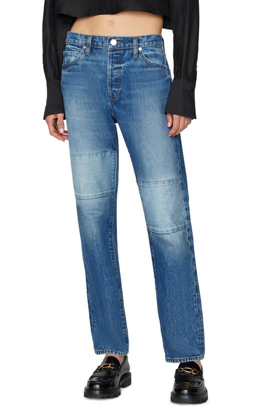 FRAME LE SLOUCH HIGH WAIST STRAIGHT LEG JEANS