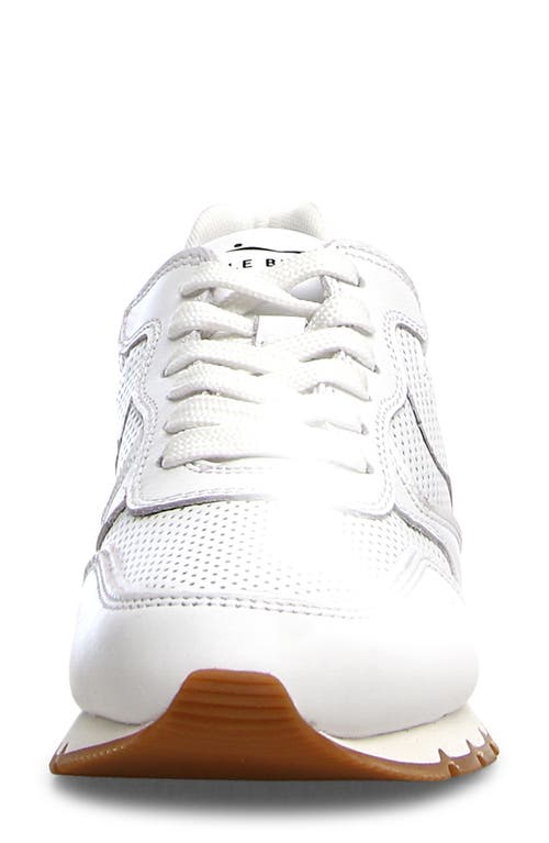 Shop Voile Blanche Julia Sneaker In White