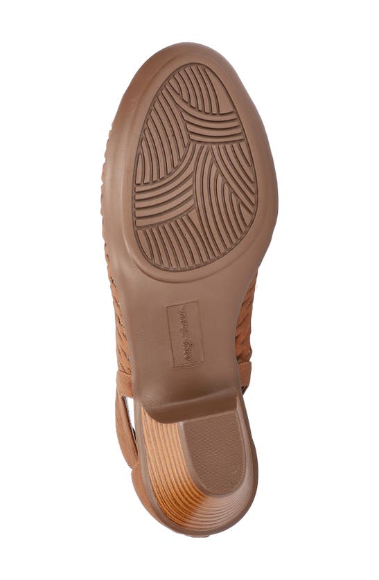 Shop Easy Street Sunrise Cutout Bootie Sandal In Tan