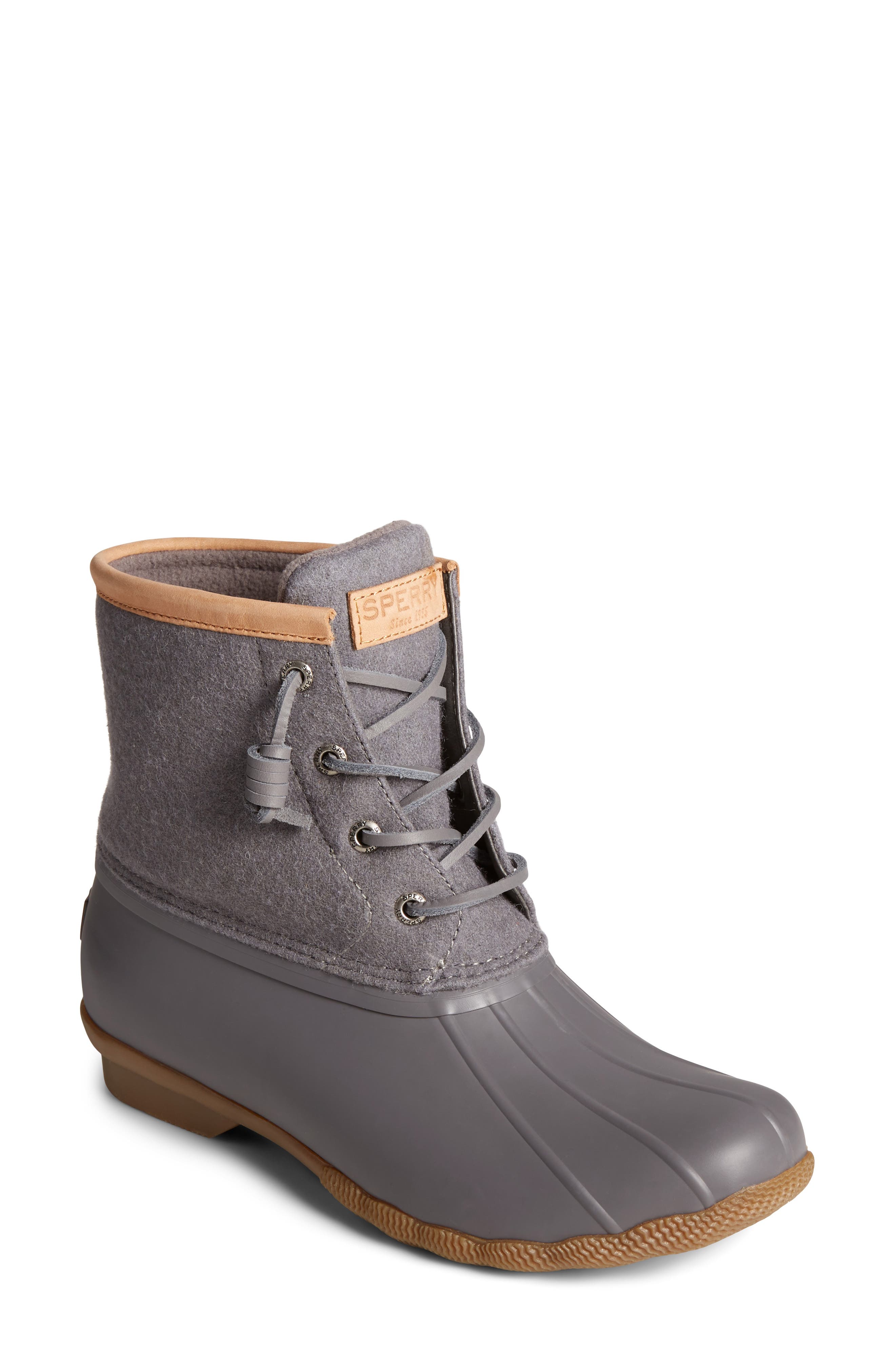 grey duck boots