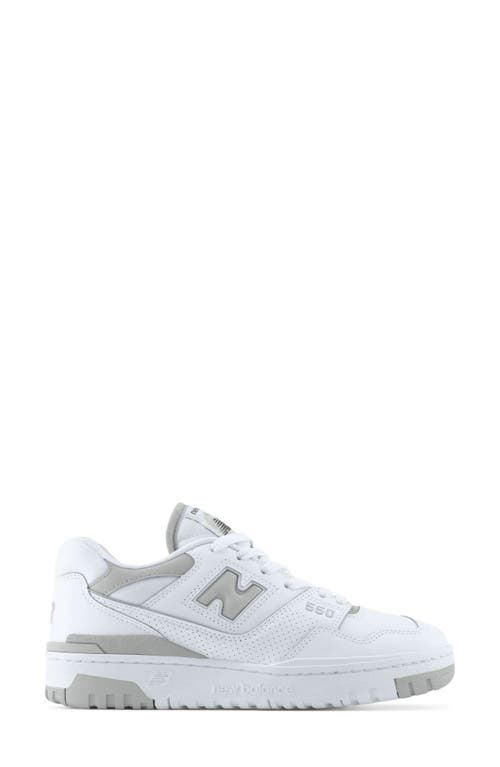 Shop New Balance 550 Basketball Sneaker In White/raincloud