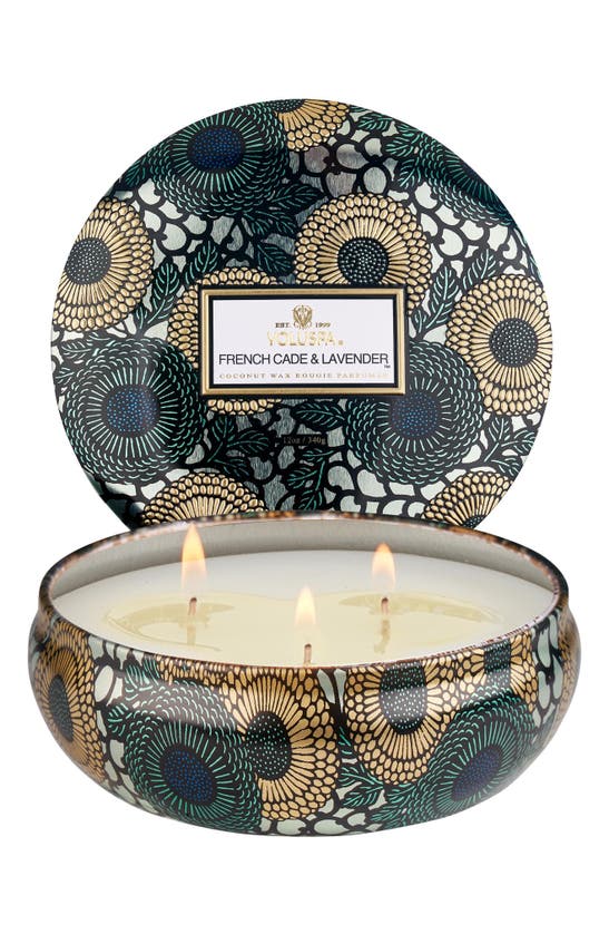 VOLUSPA THREE-WICK TIN CANDLE,7224