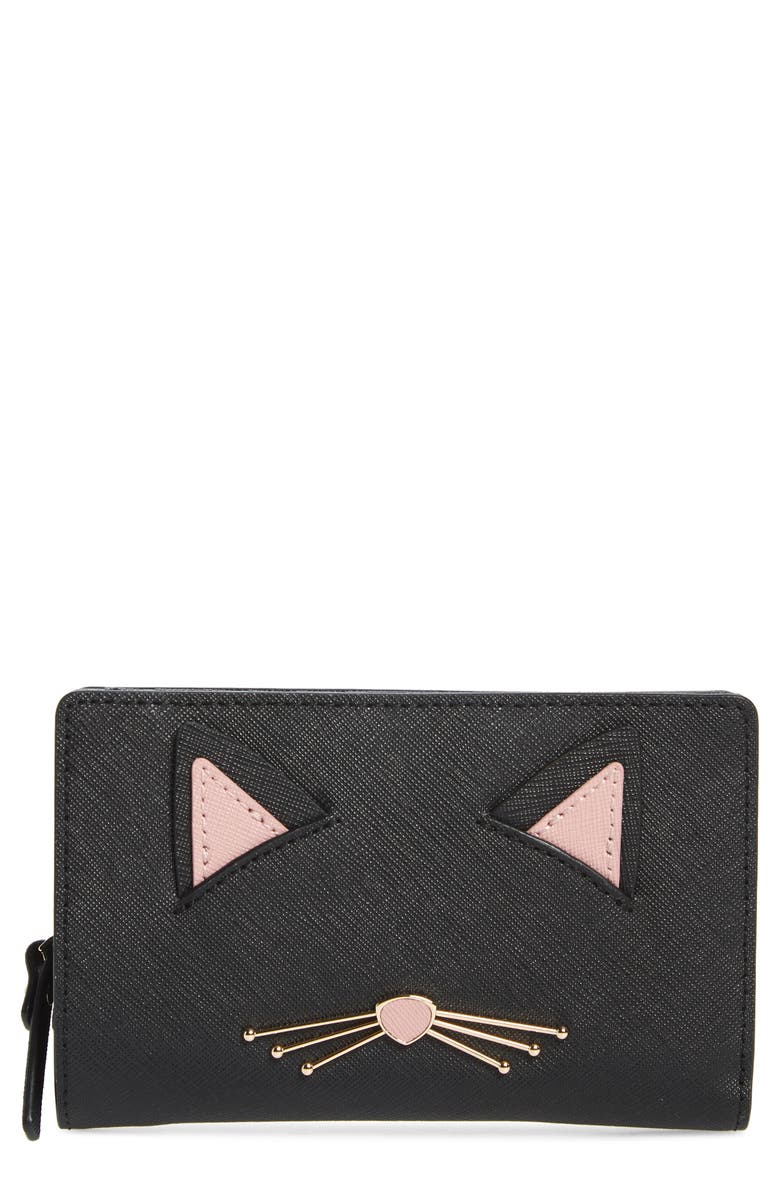 Kate Spade New York Cats Meow Dara Leather Wallet Nordstrom