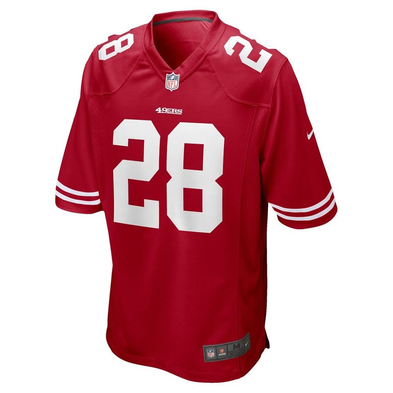 Nike Trey Sermon Scarlet San Francisco 49ers 2021 NFL Draft Pick Game Jersey