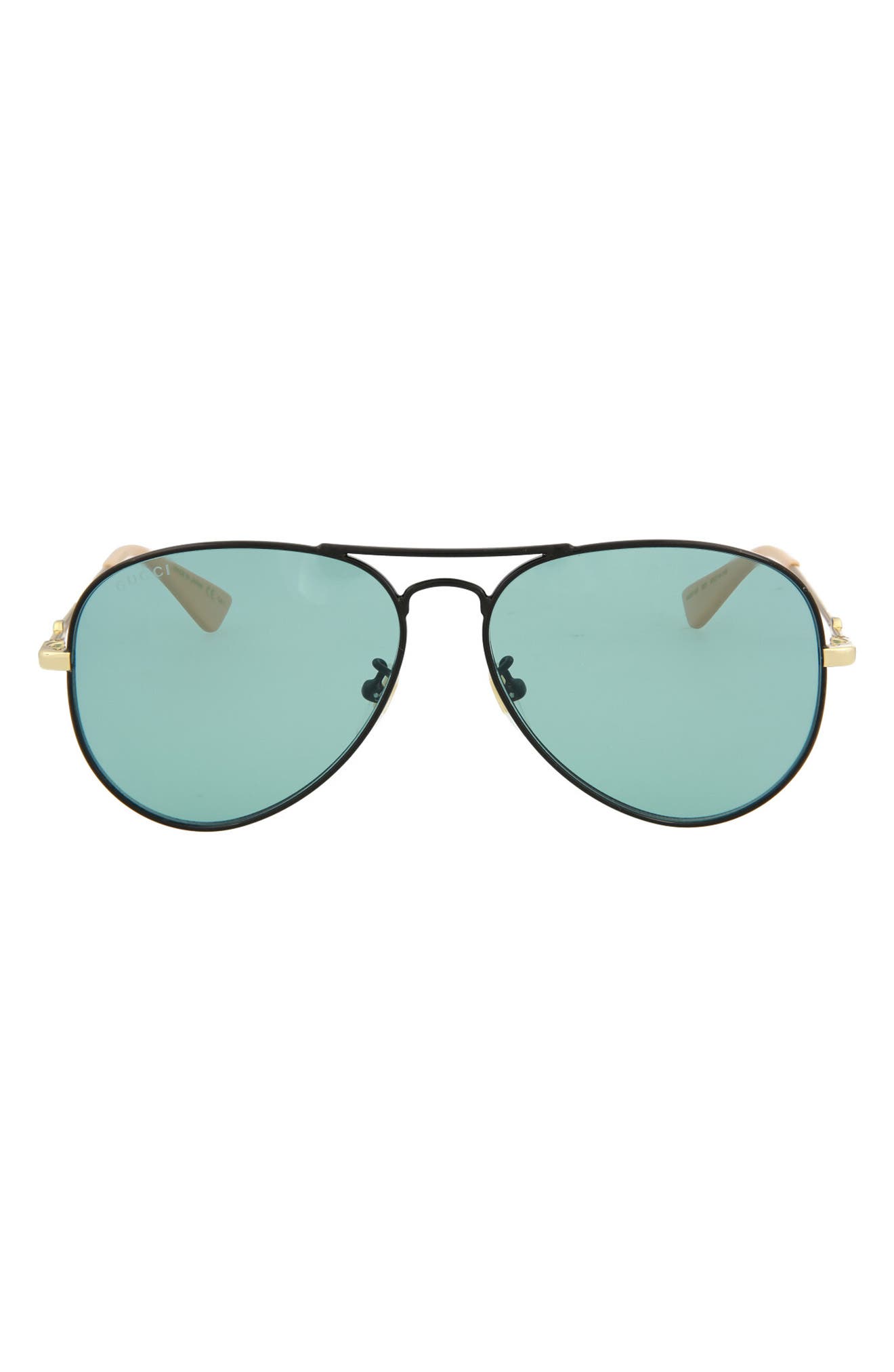 60mm aviator sunglasses gucci