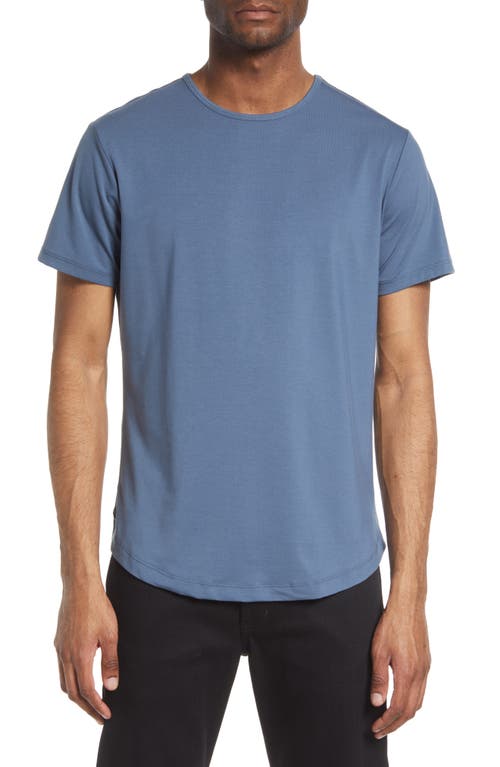 Cuts AO Curve Hem Cotton Blend T-Shirt in Vintage