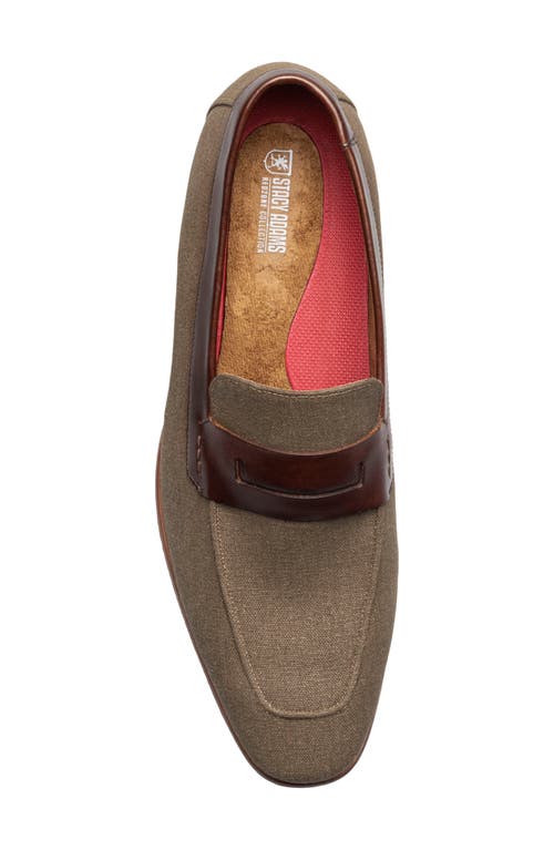 Stacy Adams Gill Saddle Loafer In Mushroom Multi