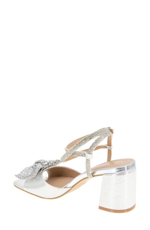 Shop Bcbg Tawny Ankle Strap Sandal In Silver