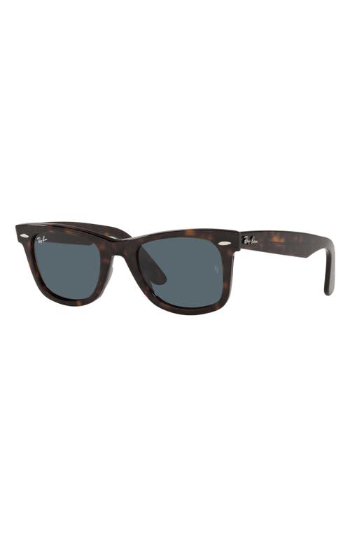 Shop Ray Ban Ray-ban Classic Wayfarer 50mm Sunglasses In Havana/dark Grey Solid