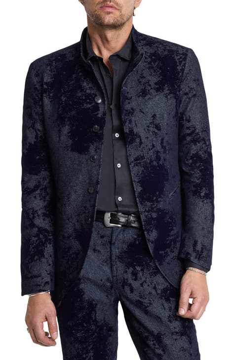 Mens Big and Tall Blazer - Big and Tall Silver Sport Coat main image 1