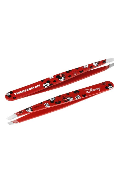 Tweezerman Disney Mickey Mouse And Minnie Mouse We Got Ears Mini Slant Tweezer In We Got Ears