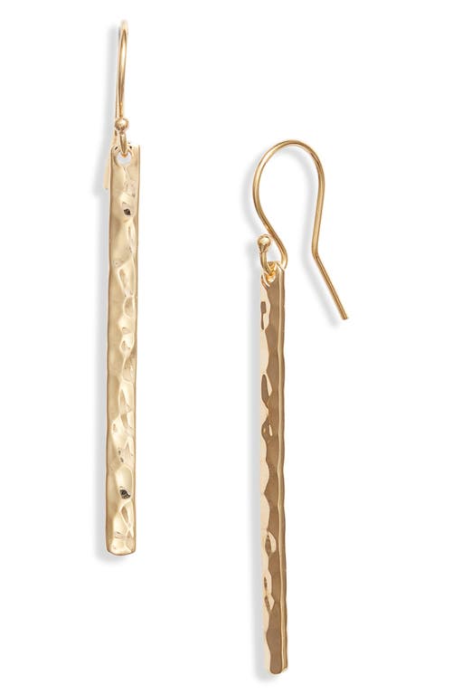 ki-ele Soho Linear Drop Earrings in Gold at Nordstrom
