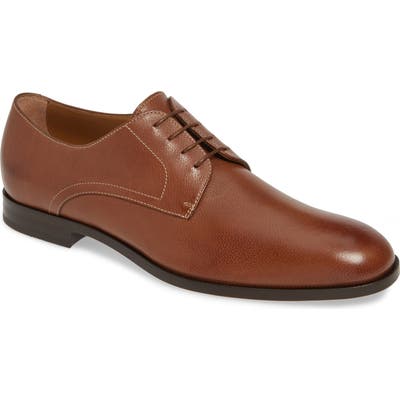 Boss Brighton Plain Toe Derby- Brown