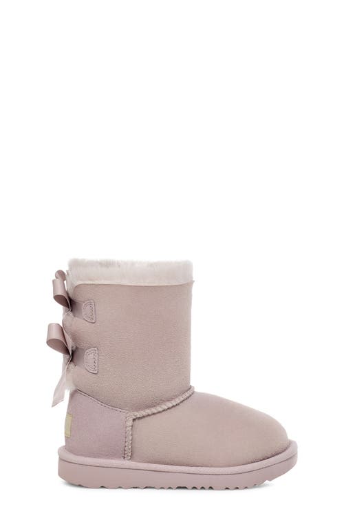 Ugg(r) Kids' Bailey Bow Ii Water Resistant Genuine Shearling Boot In Pale Smoke