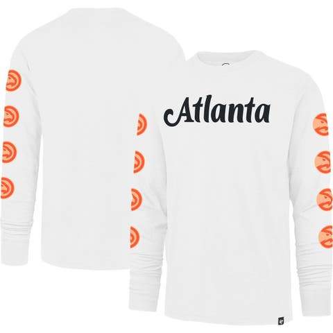 Men's Atlanta Braves '47 Heathered Gray Team Long Sleeve T-Shirt