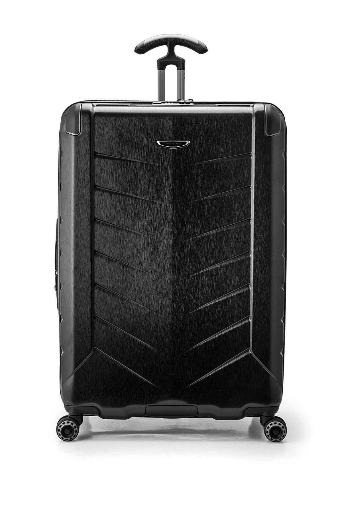 Traveler's Choice Silverwood Ii 30" Hardside Expandable Spinner Suitcase In Black
