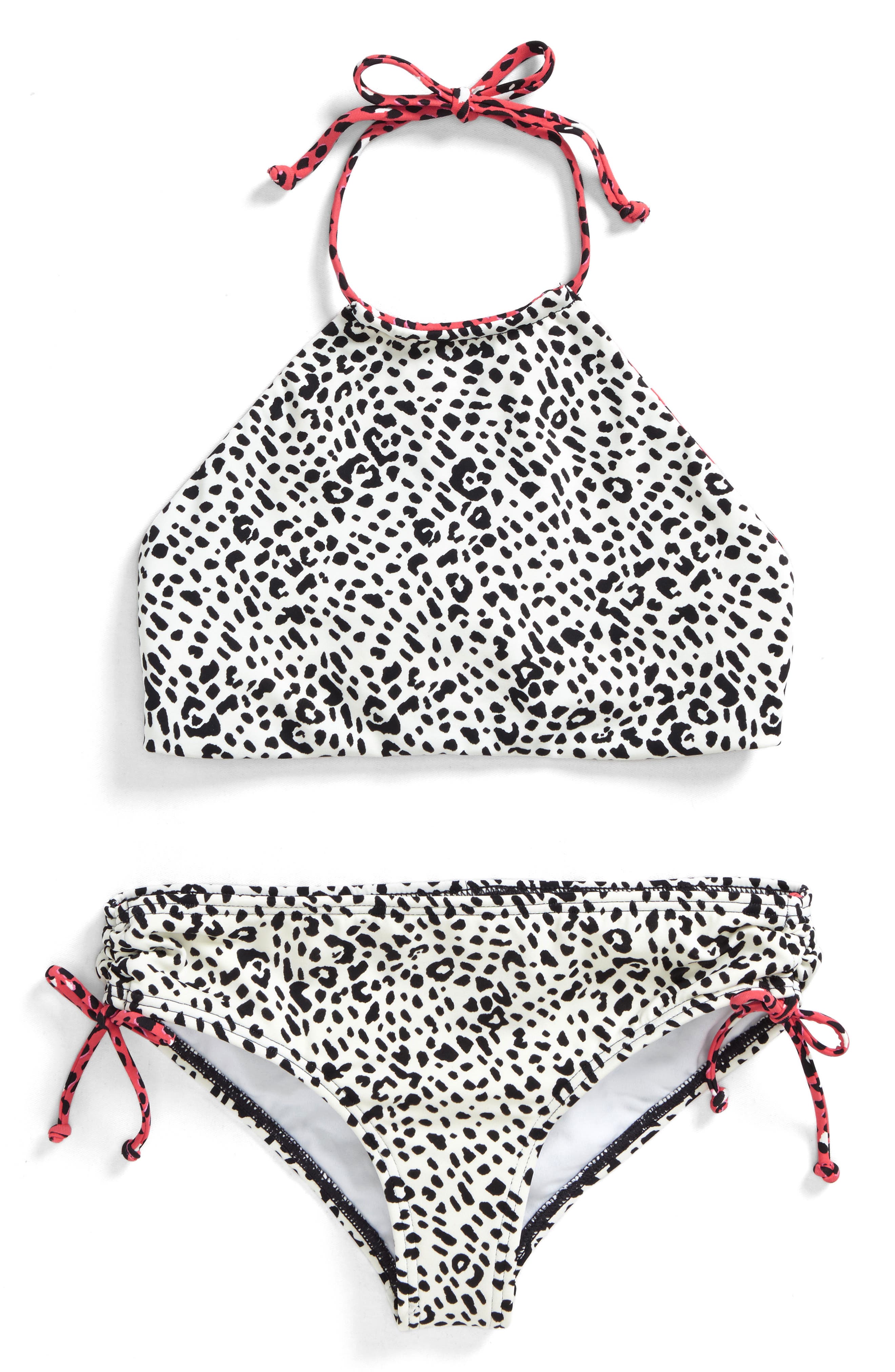 Billabong Wild Roar TwoPiece Halter Swimsuit (Big Girls) Nordstrom