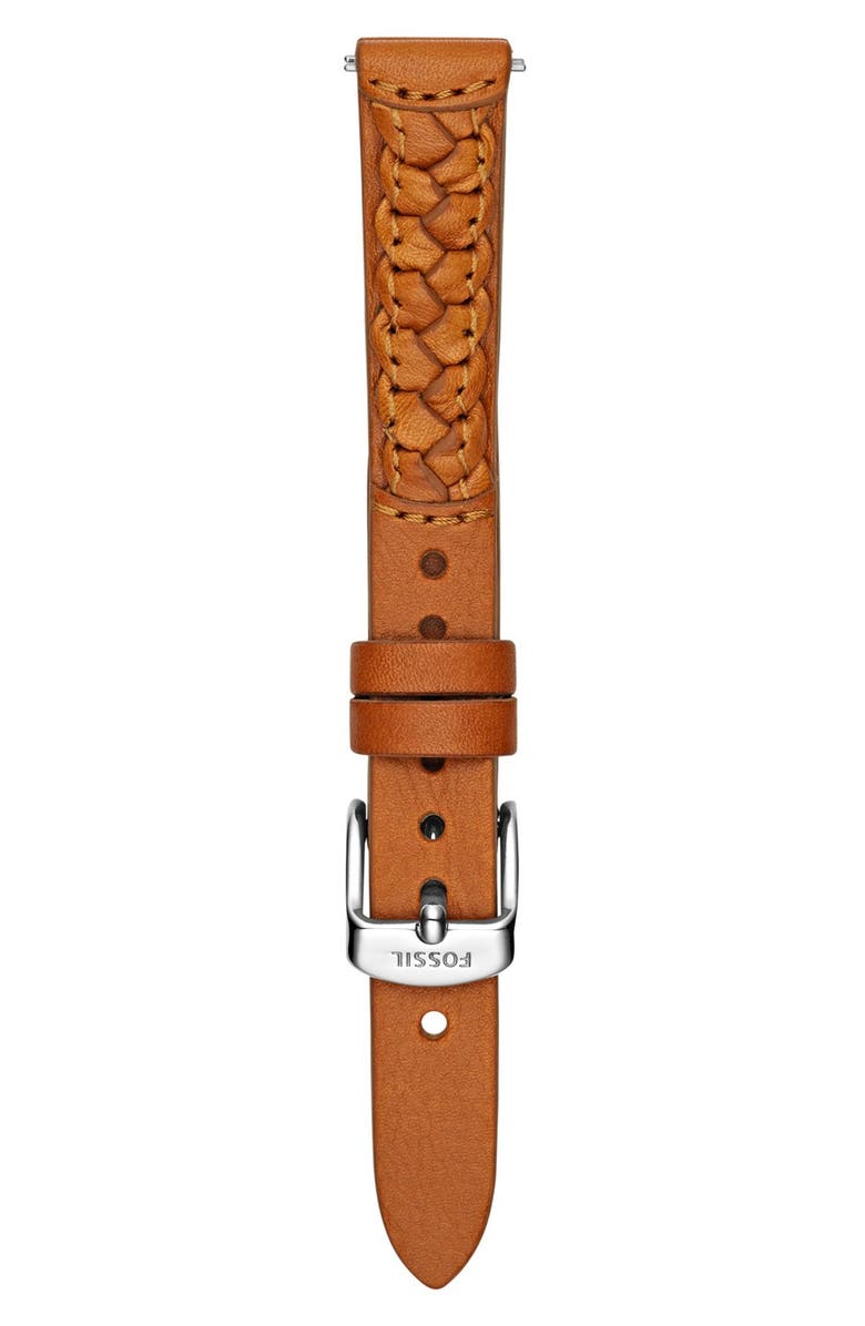 Fossil 14mm Leather Watch Strap | Nordstrom