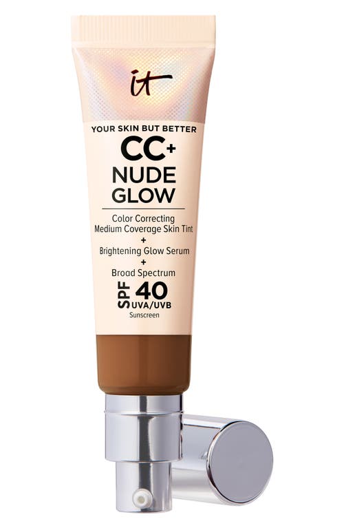 IT Cosmetics CC+ Nude Glow Lightweight Foundation + Glow Serum SPF 40 in Neutral Rich