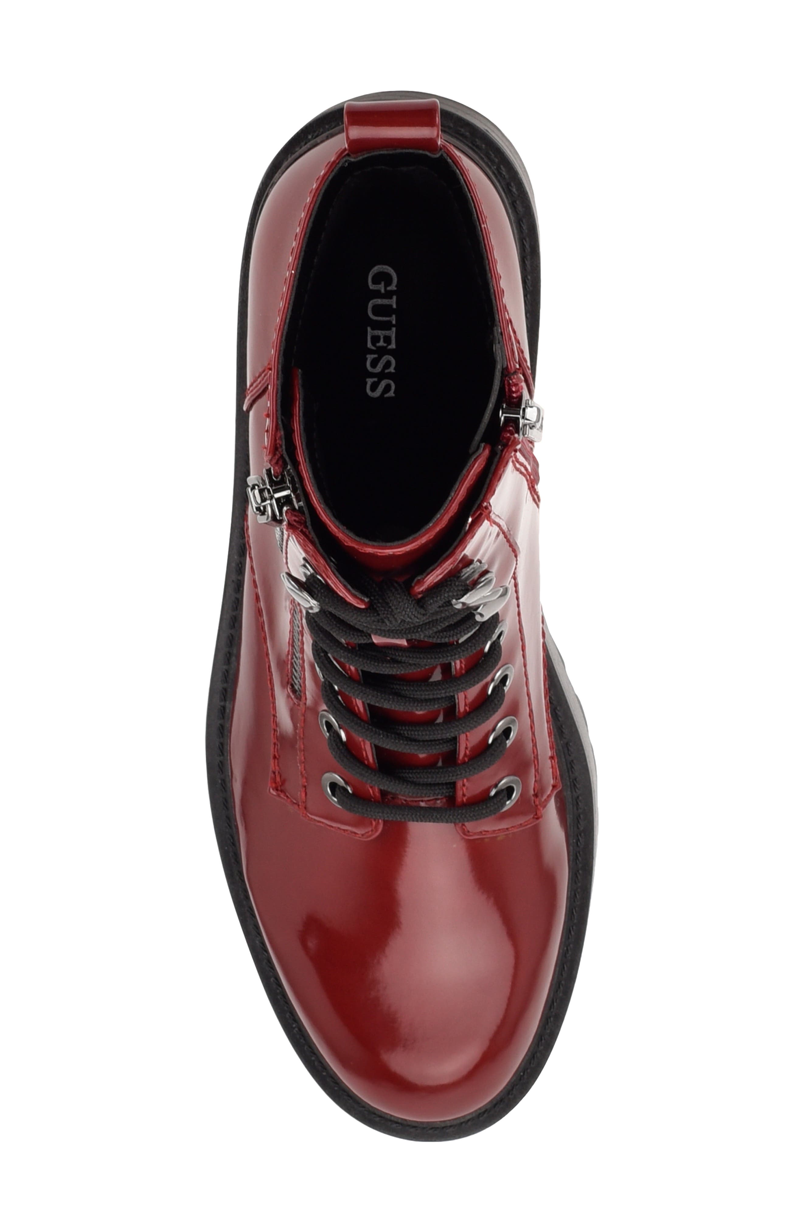 Guess store boots red