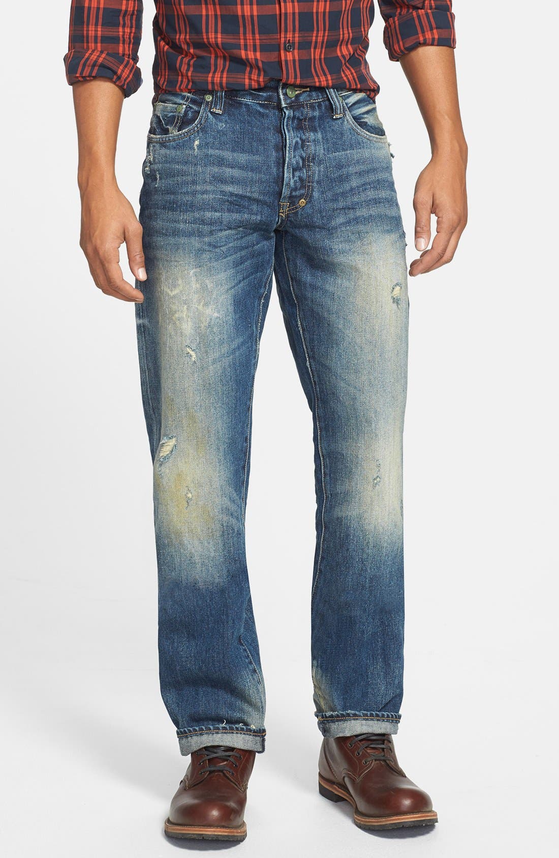 light wash selvedge denim