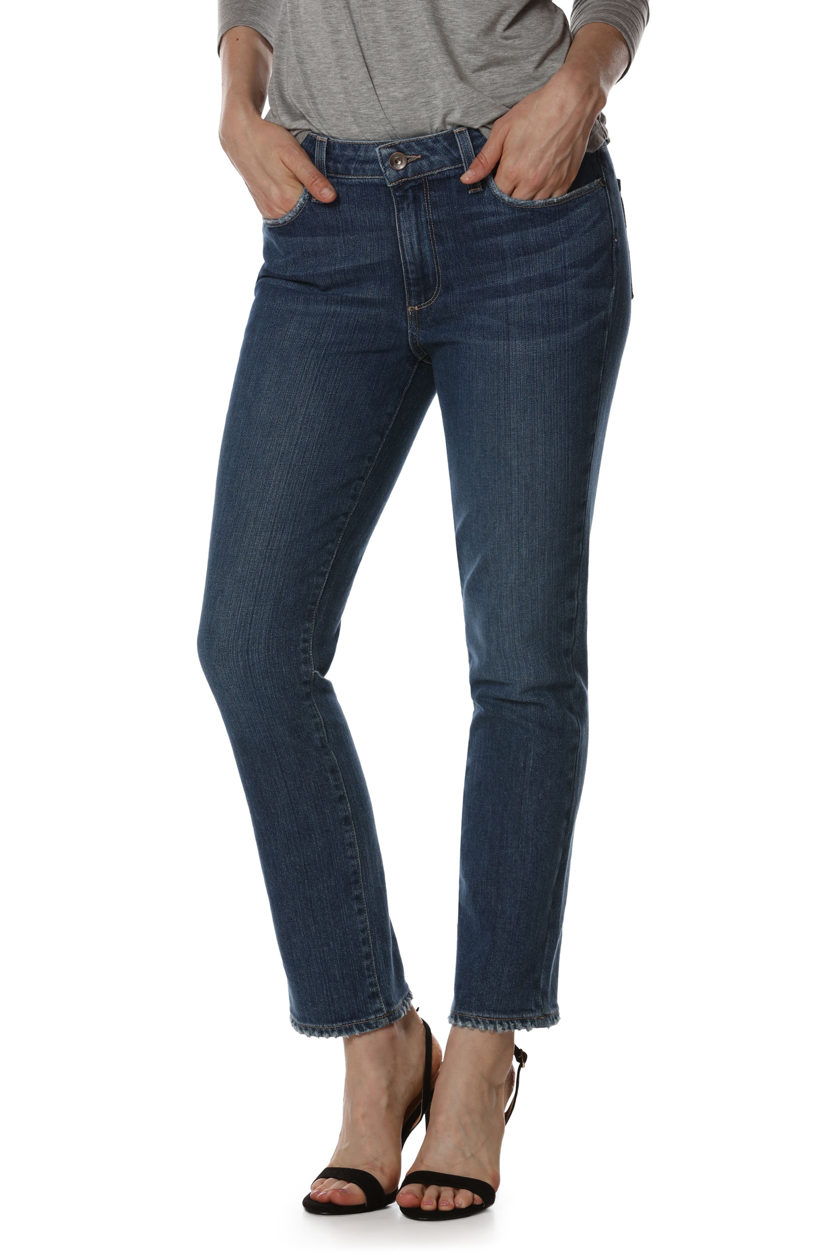 paige jacqueline straight crop jeans
