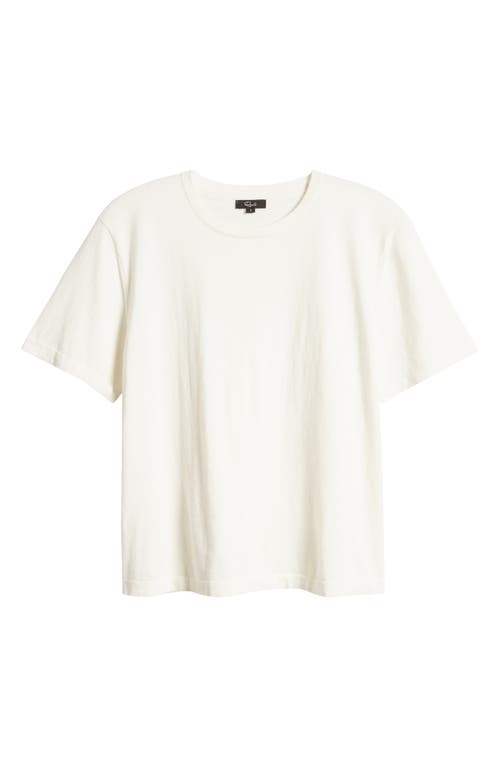 Shop Rails Avery Short Sleeve Cotton & Cashmere Sweater In White