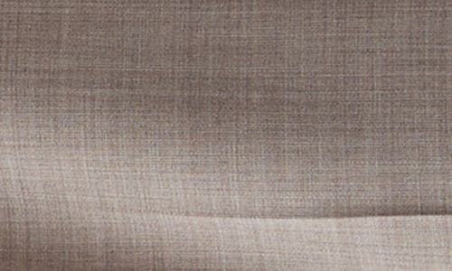 Reiss Oatmeal Wool Blend Wide Leg Suit Trousers In Oatmeal