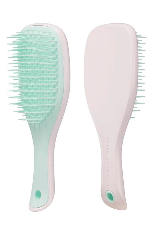 Tangle Teezer Mini Ultimate Detangling Hairbrush In Marshmallow Duo Pink/mint
