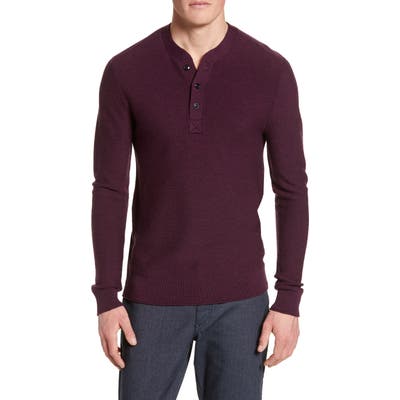 Bonobos Merino Wool Knit Henley, Red