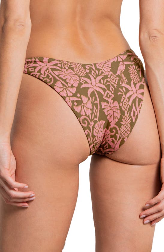 Maaji Reversible Mid Bikini Bottoms In White