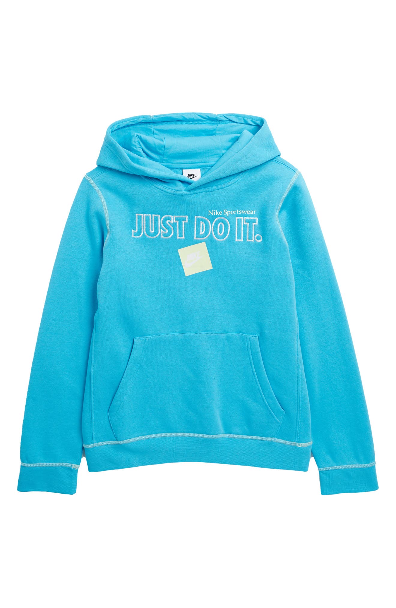 just do it colorful hoodie