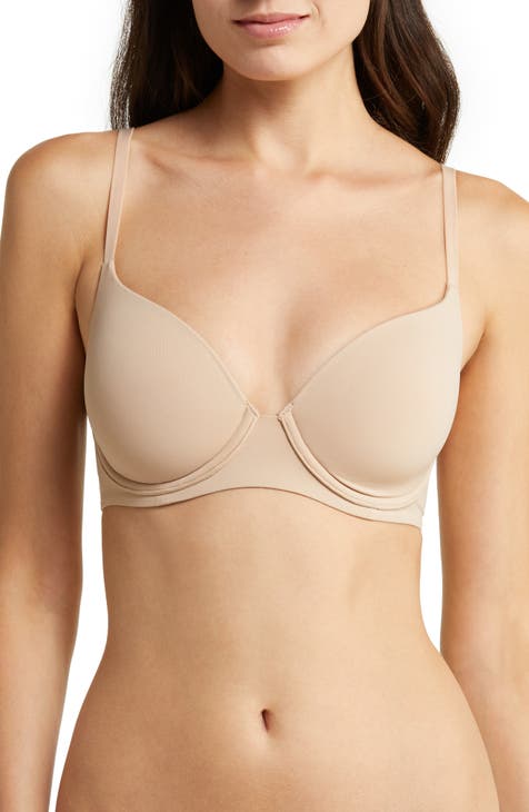 Buy online Beige Solid T-shirt Bra from lingerie for Women by West