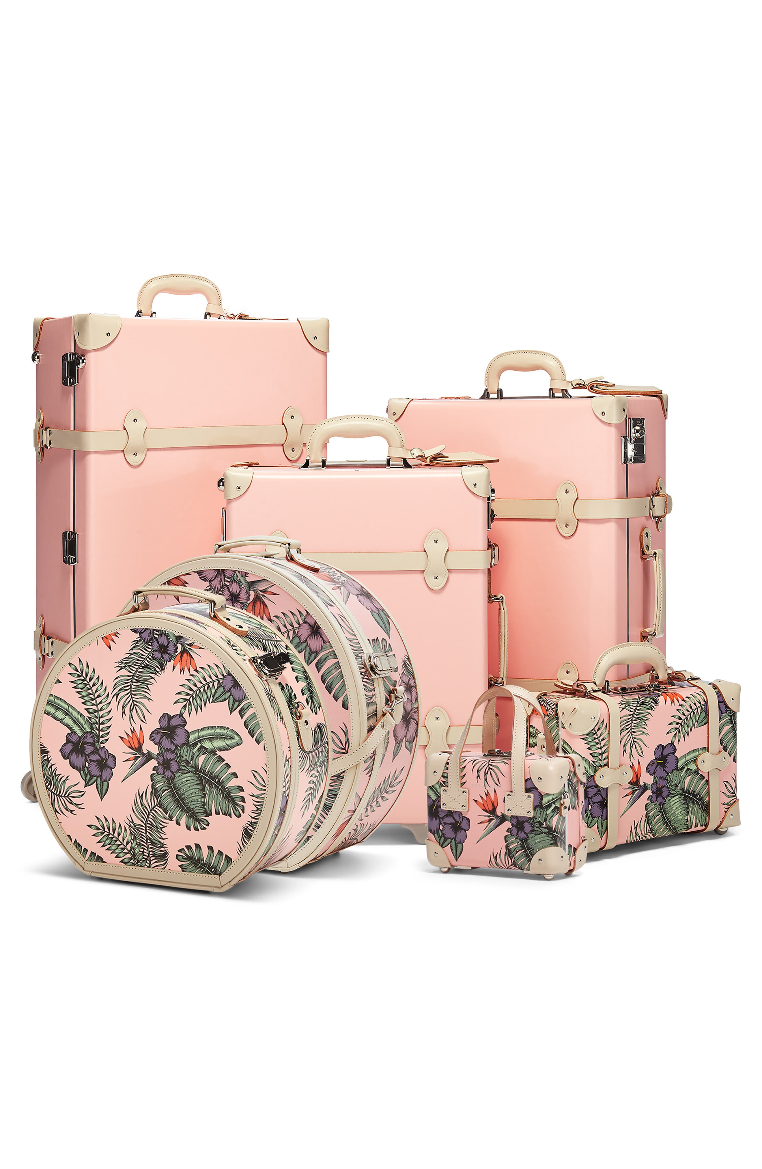 The Correspondent - Pink Large Hatbox  Pink luggage sets, Luxury luggage, Pink  luggage