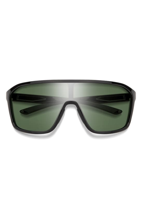 Smith Boomtown 135mm Chromapop™ Polarized Shield Sunglasses In Green ...