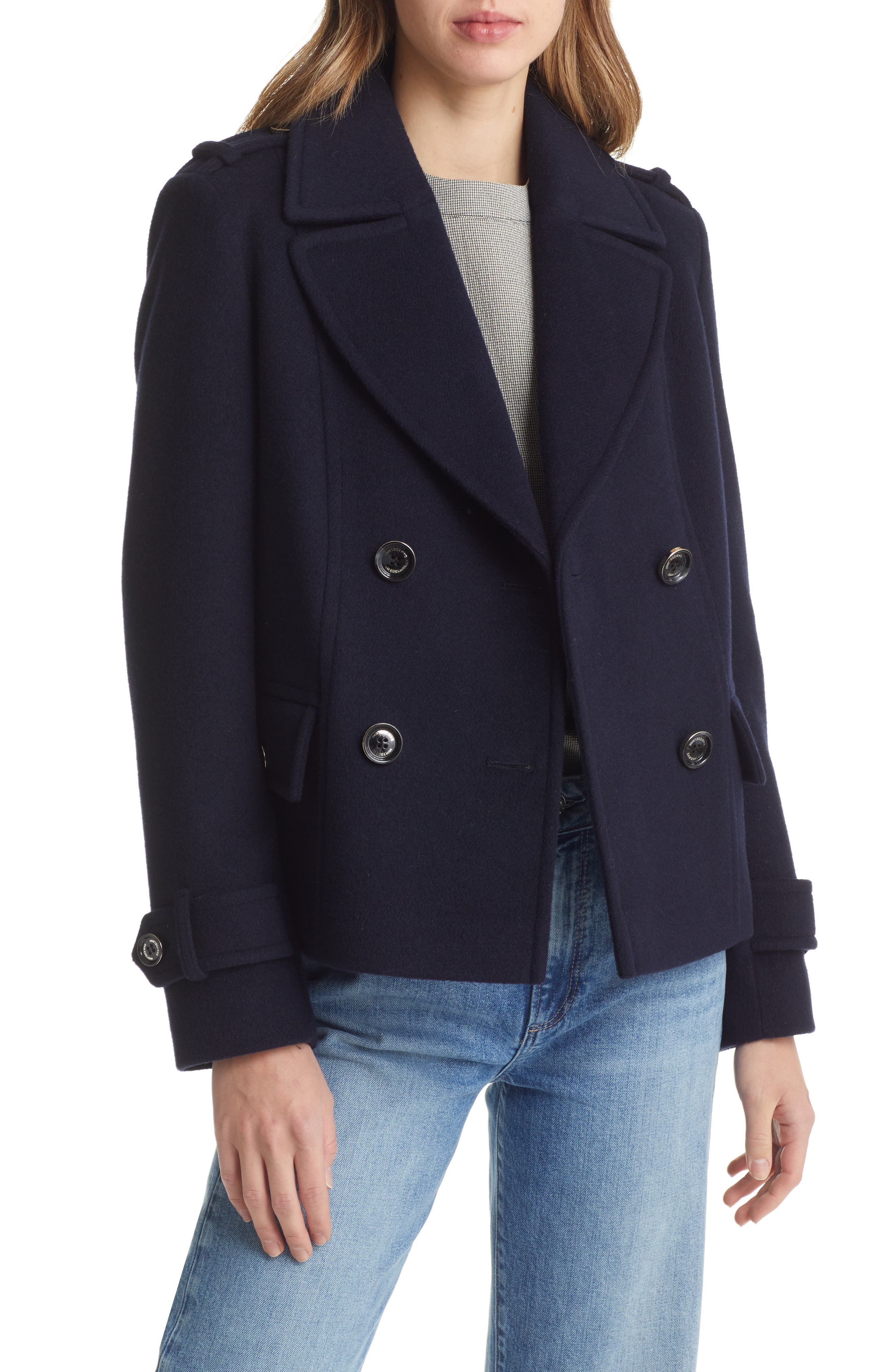 fur peacoat women