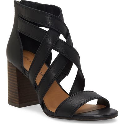 Lucky Brand Vrah Cage Sandal- Black