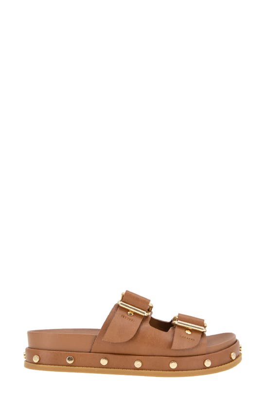 Shop Bcbgeneration Bamba Platform Sandal In Cognac