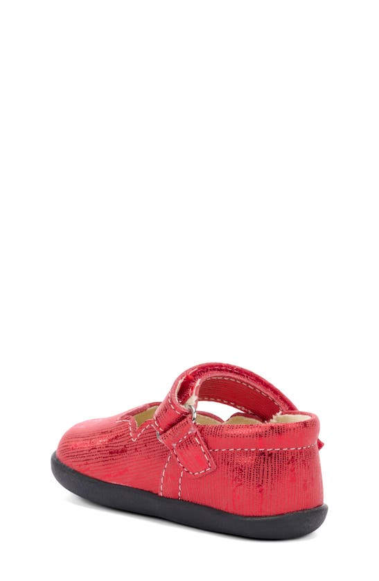 See Kai Run Susie Mary Jane In Red Metallic