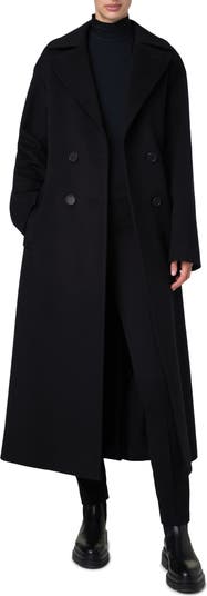 Akris Punto Wool Tricotine Double-Breasted Car Coat