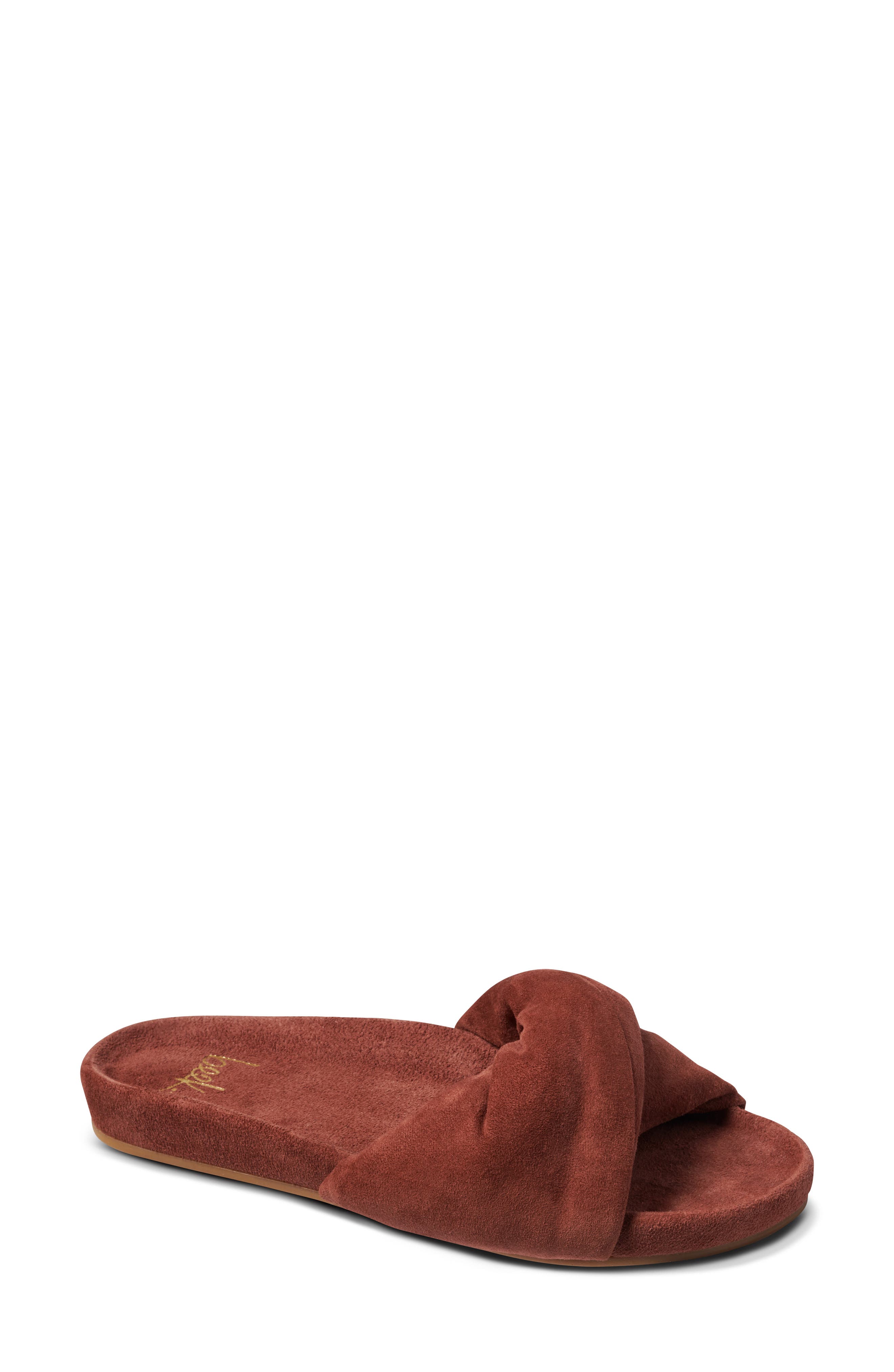 Beek Tesia Slide Sandal in Fig 