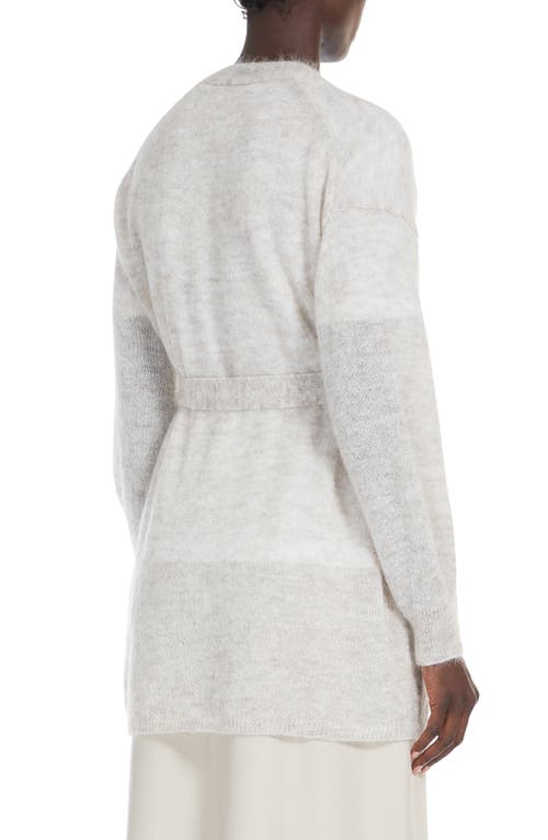 Shop Max Mara Leisure Visino Tie Cardigan In Beige