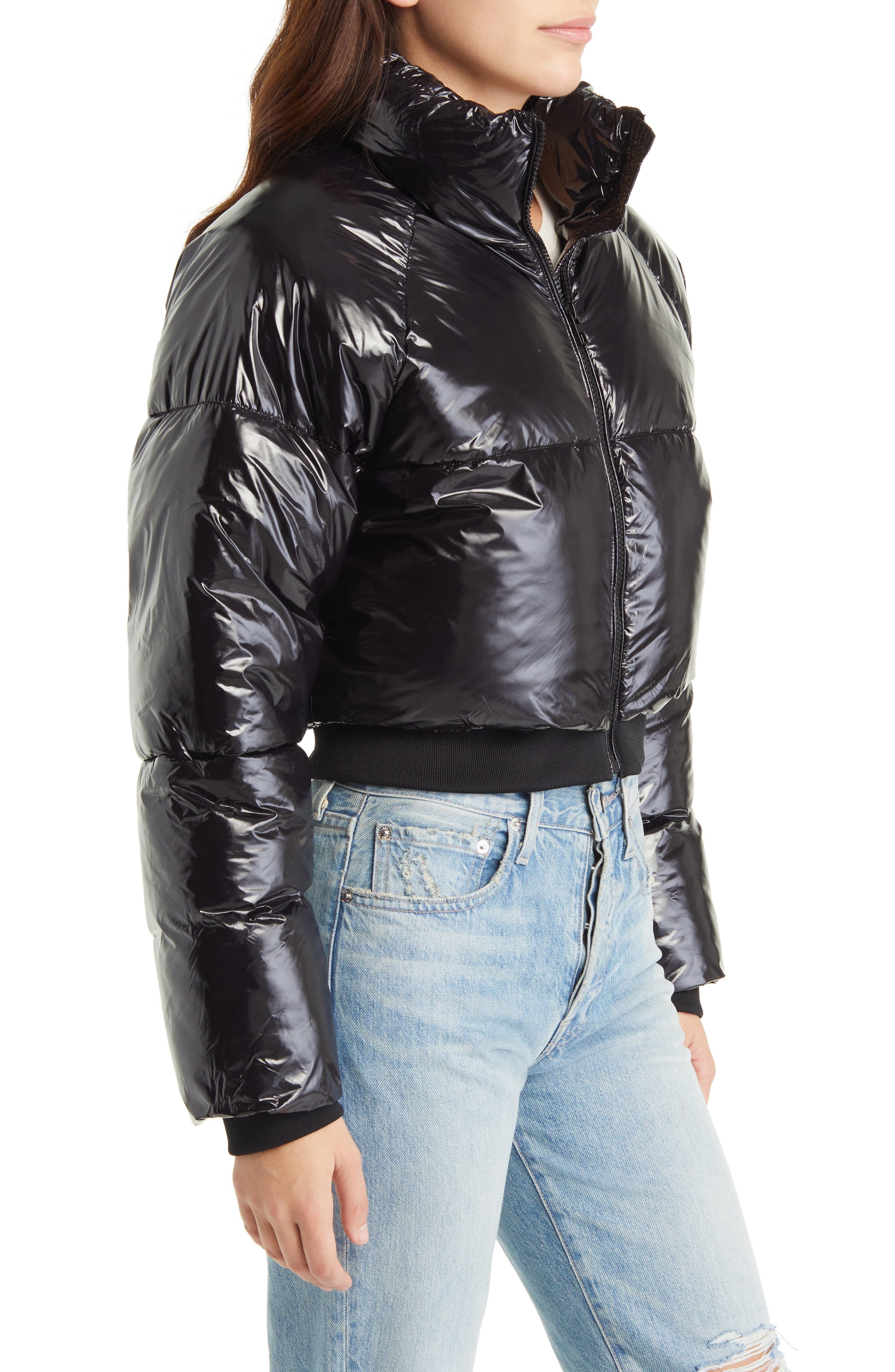 cropped puffer jacket nordstrom