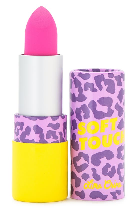 Lime Crime Soft Touch Lipstick In Fuchsia Flare
