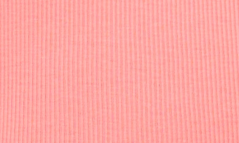 Shop 1.state Puff Sleeve Rib T-shirt In Shell Pink