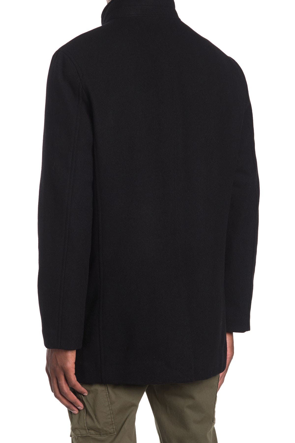 michael kors ghent felted slim fit dickey coat